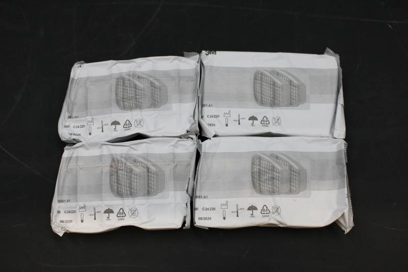 3 M Gasfilter 6051 A1 Ersatzfilter Partikelfilter Mundschutz 4 Stück B-Ware von 3M