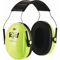 3M - Kapselgehörschutz H510AK en 352 snr 27 dB Kopfbügel neongrün f.Kinder von 3M