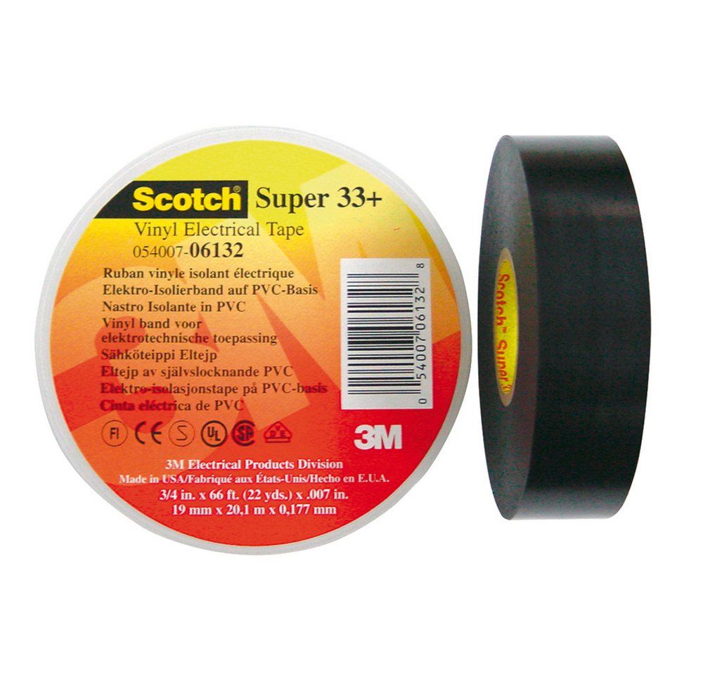 3M Klebeband Elektroisolierband Scotch Super 33+ von 3M