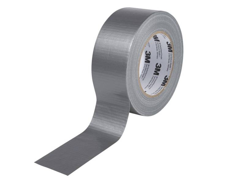 3M Klebeband Gewebe Klebeband 50 Meter Panzerband Spritzwasserfest (1-St) Extrastark und spritzwasserfest von 3M