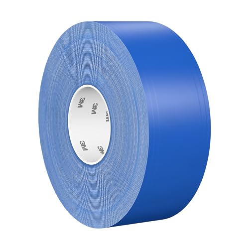 3M Langlebiges Bodenmarkierungsband 971, Blau, 76.2 mm x 32.9 m, 0.43 mm von 3M