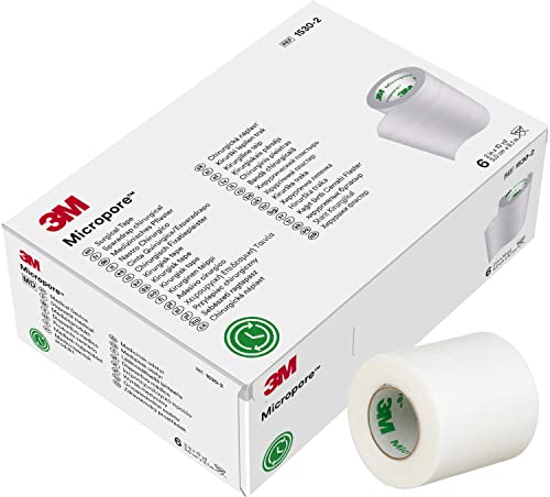 Micropore 3M Surgical Paper Tape 2" x 10 yds. White - Box of 6 by 3M (English Manual) von Micropore