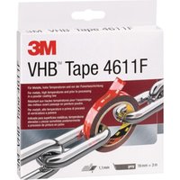 3M Montageband VHB Tape 4611F 19 mm x 3 m Rolle grau von 3M