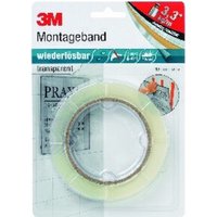 3M Montageband transp.L.5m B.19mm Rl. von 3M