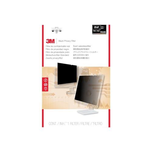 3M PF23.8W9 Blickschutzfilter Standard für Desktops 60,45 cm Weit (entspricht 23,8" Weit) 16:9 von 3M