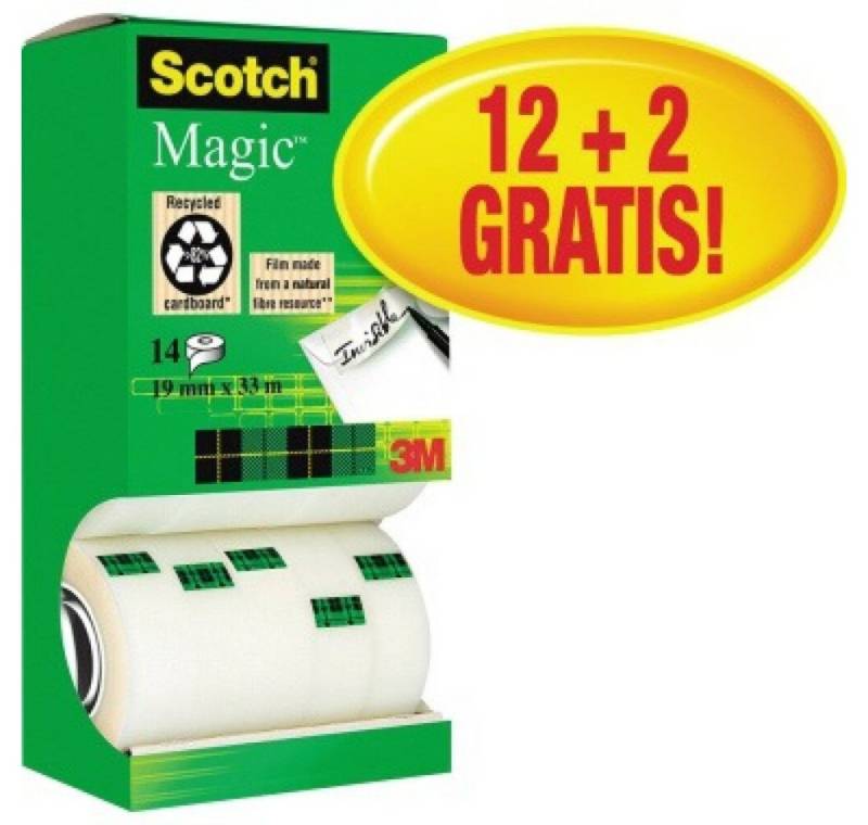 3M Papierscheren Scotch Klebeband Magic 8R14TPR 19mmx3 xx 3M Papierscheren Scotch Klebeband Magic 8R14TPR 19mmx3 xx von 3M
