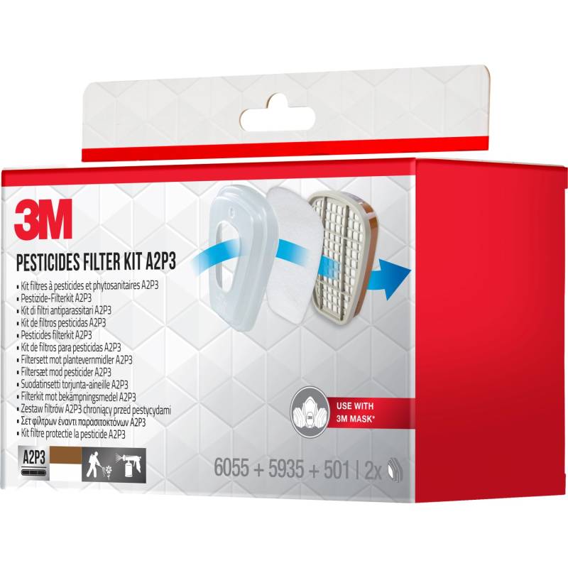 3M Pestizid-Filterkit 6003BC1 A2P3 3M Pestizid-Filterkit 6003BC1 A2P3 von 3M