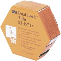 3M SJ 457D Dual Lock Klettband zum Aufkleben Pilzkopf (L x B) 5000 mm x 25 mm Transluzent 5 m von 3M