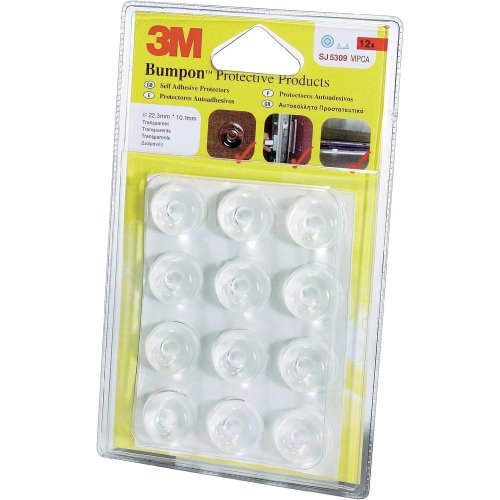 3M SJ5309N Bumpon Lärm-Rutschstopper, transparent, Durchm. 22,3 mm von 3M