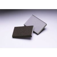 3M Schleifschwamm 2-seitig 125x98x13mm, A/O fine HI-FL, braun von 3M