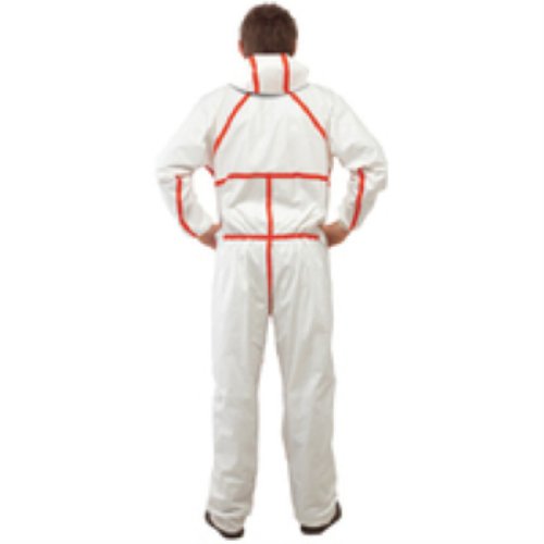 3M Schutzanzug 4565XL, Typ 4/5/6, Gr. XL, weiss+rot von 3M