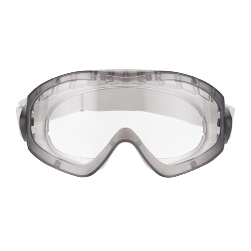 3M Schutzbrille für Elektroarbeiten 2890SC1, klar/grau – Vollsichtschutzbrille für Elektrowerkzeug- & Farbspritzarbeiten – Anti-Kratz- & Anti-Beschlag-Beschichtung von 3M