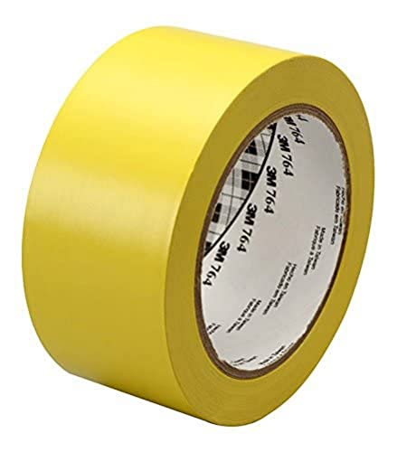 3M PVC-Klebeband 764i, 50 mm x 33 m, Gelb (24-er Pack) von 3M
