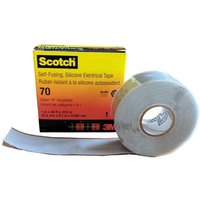 3M - Silikon-Kautschuk-Band, selbstverschweißend 70 25mm x 9M Grau von 3M