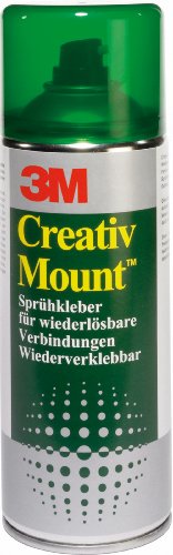 3M 52020 Sprühkleber CreativMount – Sprühklebstoff mit leichter Haftkraft für provisorische Verbindungen – Stets repositionierbar – 400 ml – Weiß/Beige 3M 52020 Sprühkleber CreativMount – Sprühklebstoff mit leichter Haftkraft für provisorische Verbindungen – Stets repositionierbar – 400 ml – Weiß/Beige von 3M