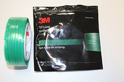 3M Tri-Line Knifeless Tape - 9mm- 50m (164ft) Unique, truole-lined tape ensures accurate, consistent stripe width from one end of the car to the other von 3M