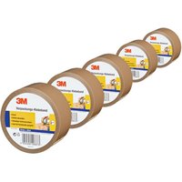 Verpackungs-Klebeband, Braun - 5er-Set von 3M