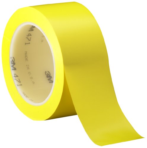 3M Vinyl Tape 471 Yellow, 2 in x 36 yd (Pack of 1) von 3M