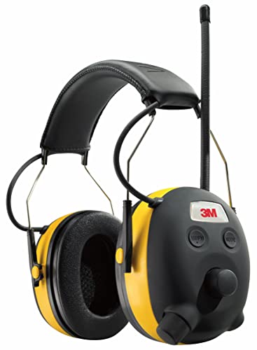 3M WorkTunes AM/FM Gehörschutz, 90541EC1 (87-98 dB), 4.02x9.57x6.77, Schwarz Gelb von 3M