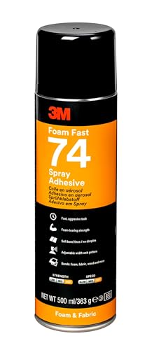 3M Sprühklebstoff 74, für Schaumstoffklebungen, 500 ml (1-er Pack) von 3M