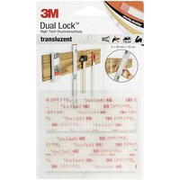 3M - dl-ht Klettband zum Aufkleben Pilzkopf (l x b) 100 mm x 19 mm Transparent 4 St. von 3M