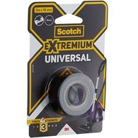 3M - Extremium 3 Universal-Gewebeband, 3 m x 19 mm, schwarz von 3M