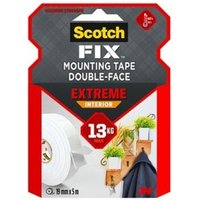3M - Extremes doppelseitiges Montageband für den Innenbereich, 19 mm x 5 m, max. 13 kg von 3M
