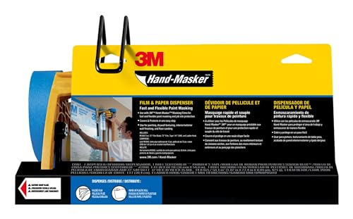 Hand-Masker 3M vormontiertes Abdeckfolie und Klebeband-Set, Mehrfarbig, M3000 PAK von 3M Pro