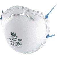 3M - Masque de protection respiratoire 8320 en 149:2001 + A1:2009 FFP2 nrd FFP2NRD 10St./KT 3M - Masque de protection respiratoire 8320 en 149:2001 + A1:2009 FFP2 nrd FFP2NRD 10St./KT von 3M
