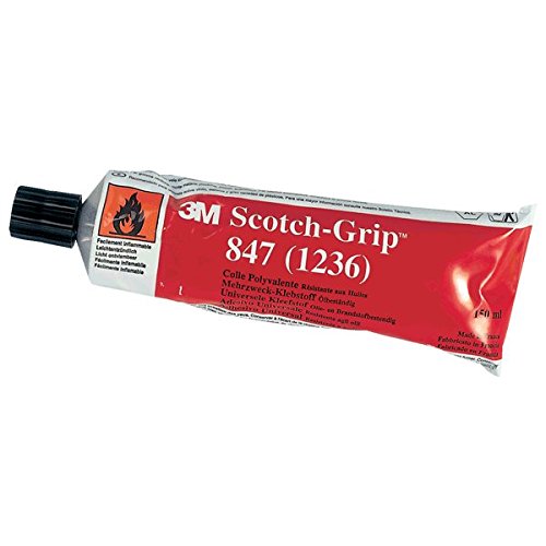3M Scotch-Weld 847 Allzweck-Nitrilkleber, weiß, Rolle, 1 Stück, 0,26 mm, Wasserfest, Gummi, Vinyl, Außen, Wärme, Abriebfest, Witterungsbeständig, bis 105°C, Mittel, Kleber, Klebeband von 3M