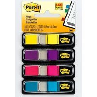 Post-it Index Mini Haftmarker farbsortiert - 4 x 35 Streifen von Post-it®