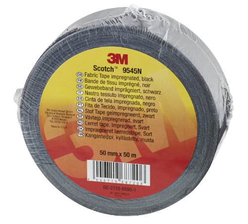 Scotch 9545N B50 Gewebeband, 1 Rolle 50 mm x 50 m, schwarz Scotch 9545N B50 Gewebeband, 1 Rolle 50 mm x 50 m, schwarz von 3M