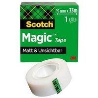 Scotch Magic™ Tape Klebefilm 19 mm  x 33 m matt-unsichtbar von Scotch