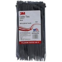 Scotchflex 3M Kabelbinder-Pack für den Außenbereich FS 100 AWC C-C 2,5mm x 100 mm (100 Stück) Schwarz von 3M