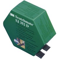Sj 352D Scotchmate Klettband zum Aufkleben Haft- und Flauschteil (l x b) 5000 mm x 25.4 mm Schwar - 3M von 3M