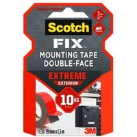 Doppelseitiges Montageband für den extremen Außenbereich, 19 mm x 1,5 m, max. 10 kg von 3M