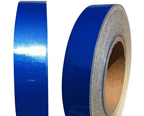 StickersLab Selbstklebendes reflektierendes Klebeband Scotchlite Marke: 3M Serie 580 Blau von 3M