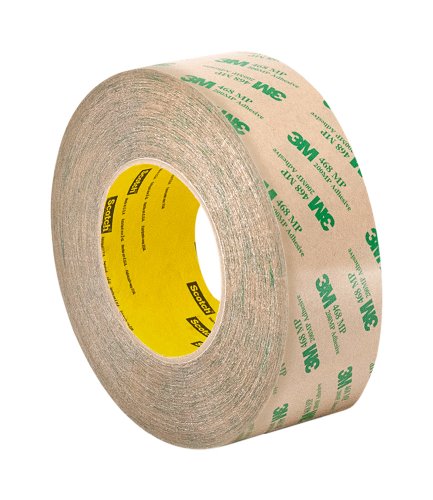 TapeCase 468MP Hochleistungs-Klebeband, 3,8 cm x 1,27 m, konvertiert von 3M 468MP, 3,8 cm x 1,9 m Rolle von TapeCase