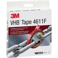 3M - vhb doppelseitiges Klebeband grau 4611F 9 mm x 33 m von 3M