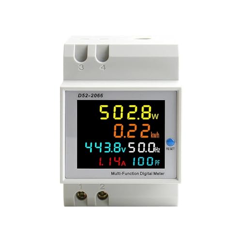 3MOG7Y1 6IN1 Display Smart Meter Din Rail AC Monitor Spannung Strom Leistungsfaktor Aktive KWH Elektrische Energie Meter von 3MOG7Y1