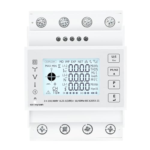 3MOG7Y1 Bidirektionaler dreiphasiger intelligenter Modbus RS485-Multifunktions-Energiezähler for die DIN-Schiene 3MOG7Y1 Bidirektionaler dreiphasiger intelligenter Modbus RS485-Multifunktions-Energiezähler for die DIN-Schiene von 3MOG7Y1