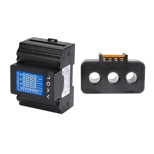 3MOG7Y1 Digital Watt Power Monitor Meter RS485 Din-Schiene Meter Strom Verbrauch Drei-Phase Din-Schiene HD W Var Hz VA 220V von 3MOG7Y1