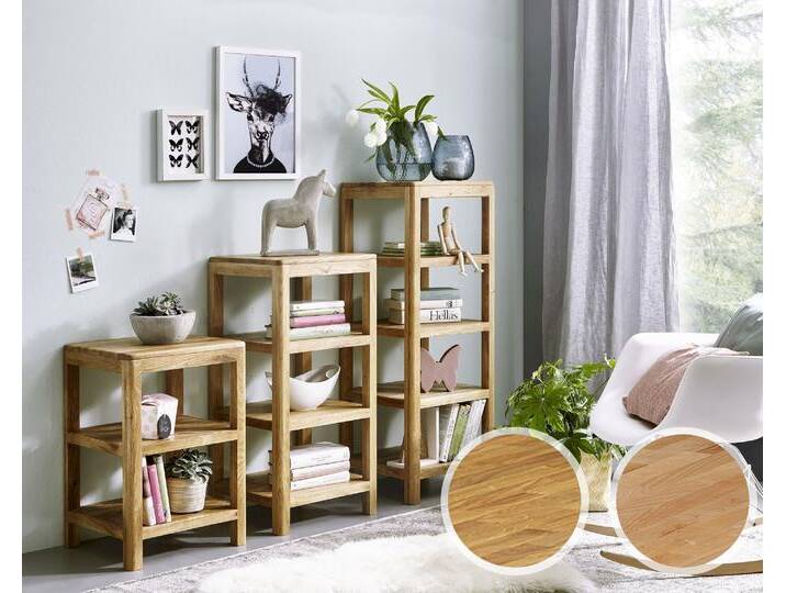 3S Frankenmöbel »Corner« Massivholz Regal KM-0240 / Klein / B 40 x H 60 x T 40 cm / Wildeiche geölt 3S Frankenmöbel »Corner« Massivholz Regal KM-0240 / Klein / B 40 x H 60 x T 40 cm / Wildeiche geölt von 3S-Frankenmöbel