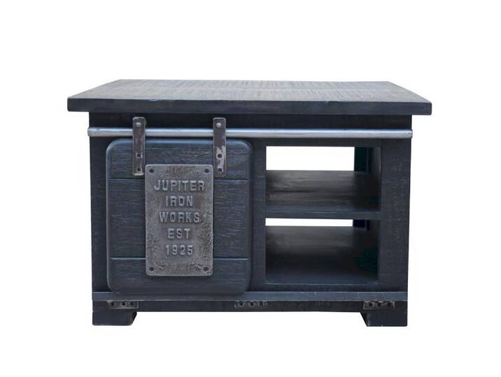 3S Frankenmöbel »Cosma« Massivholz Couchtisch II grau WZ-0480 / 70x45x70 cm von 3S-Frankenmöbel