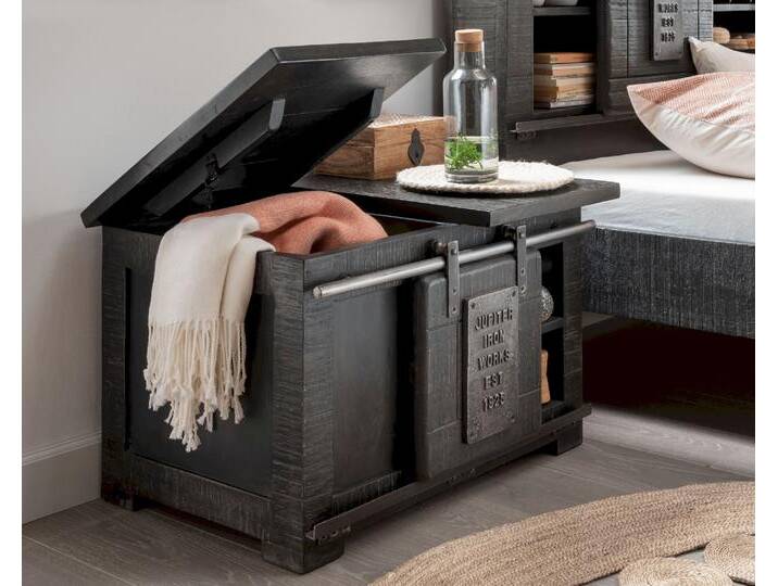 3S Frankenmöbel »Cosma« Massivholz TV Board VII grau WZ-0480 / 76x46x51 cm von 3S-Frankenmöbel