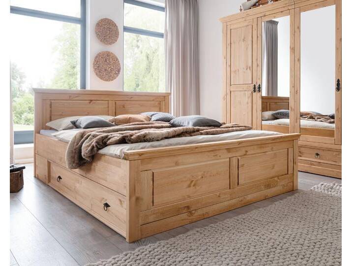 3S Frankenmöbel »Ramona« Massivholz Bett – erhältlich in 1 Größen von 3S-Frankenmöbel