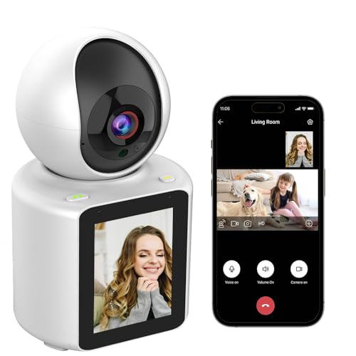 3T6B Videoanrufe Smart Kamera,Baby Monitor Video Überwachung,2,8 Zoll HD Display,mit IR Nachtsich, Drehbare Weitwinkelkamera mit Zweiwege-Audio, für Haustier, Haushalt, Babyphone 3T6B Videoanrufe Smart Kamera,Baby Monitor Video Überwachung,2,8 Zoll HD Display,mit IR Nachtsich, Drehbare Weitwinkelkamera mit Zweiwege-Audio, für Haustier, Haushalt, Babyphone von 3T6B