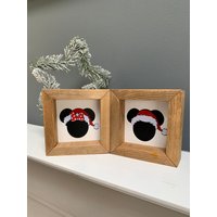 Mini Schild, Santa Deko, Weihnachtsdeko, Weihnachtsdeko von 3TWELVE10