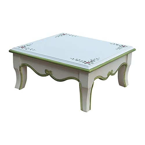 3UOOWWFA Couchtisch Nordischer Stil Niedriger Tisch Balkon Erkerfenstertisch Multifunktional Freizeittisch Tatami Tisch Esstisch Arbeitszimmer Tisch (G) (D) von 3UOOWWFA