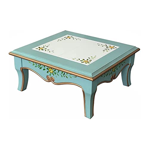 3UOOWWFA Couchtisch Nordischer Stil Niedriger Tisch Balkon Erkerfenstertisch Multifunktional Freizeittisch Tatami Tisch Esstisch Study Table (G) (E) von 3UOOWWFA